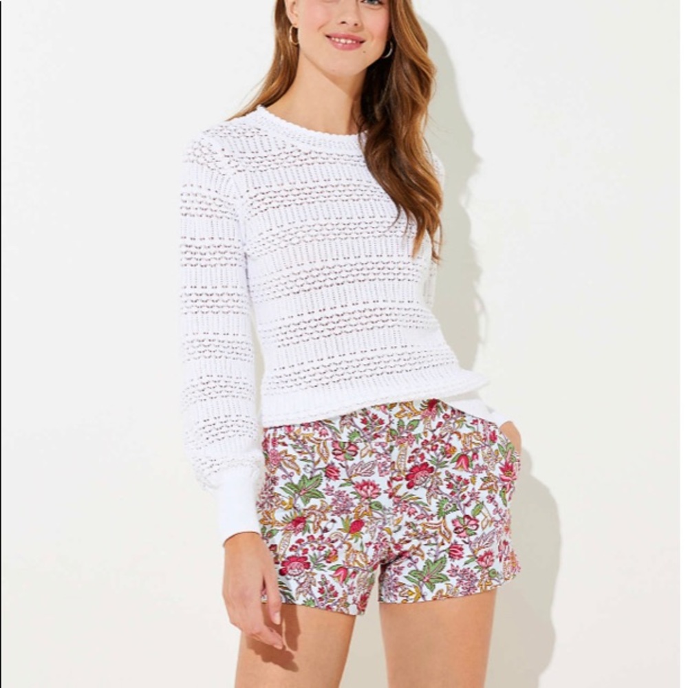 LOFT JUNGLE RIVIERA SHORTS WITH 4 INCH INSEAM